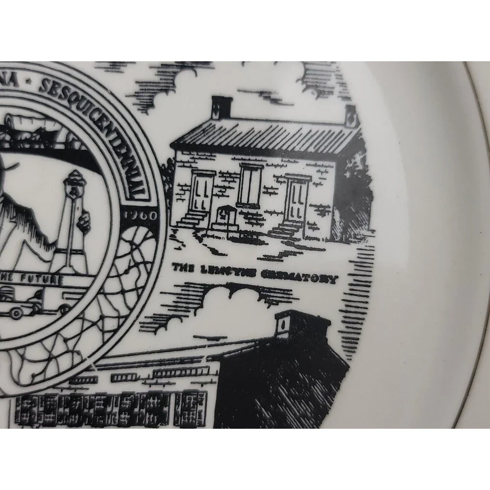 Washington Penna Sesquicentennial Souvenir Collector Plate Historical 1780-93
